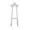 Traditional Scrolling Black Metal Easel, 19" x 6" x 9"